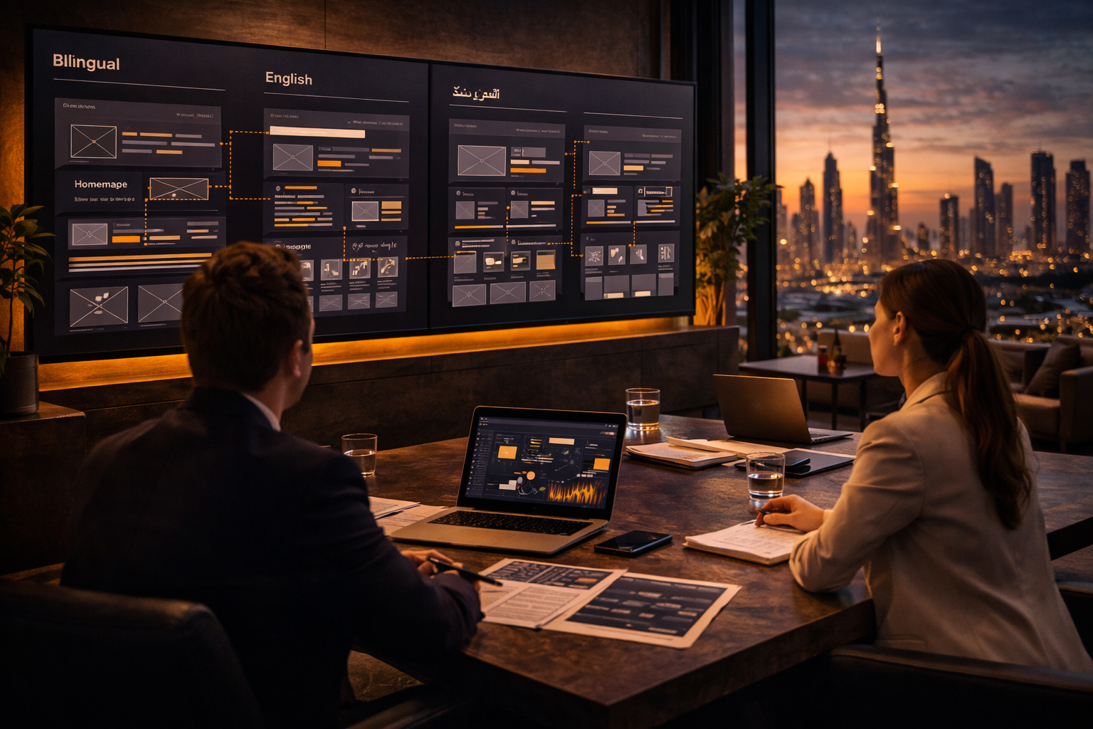 كيف تبني موقعاً إنجليزياً وعربياً مهيأً فعلاً لدبي