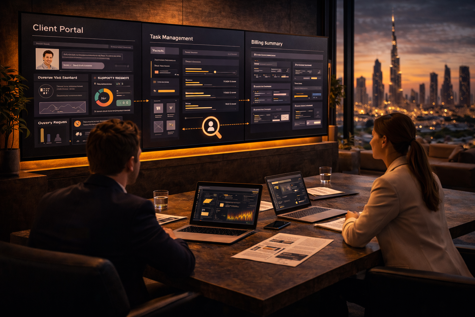 بوابات العملاء لشركات الخدمات في دبي: ما الذي يجب أن تحله فعلاً