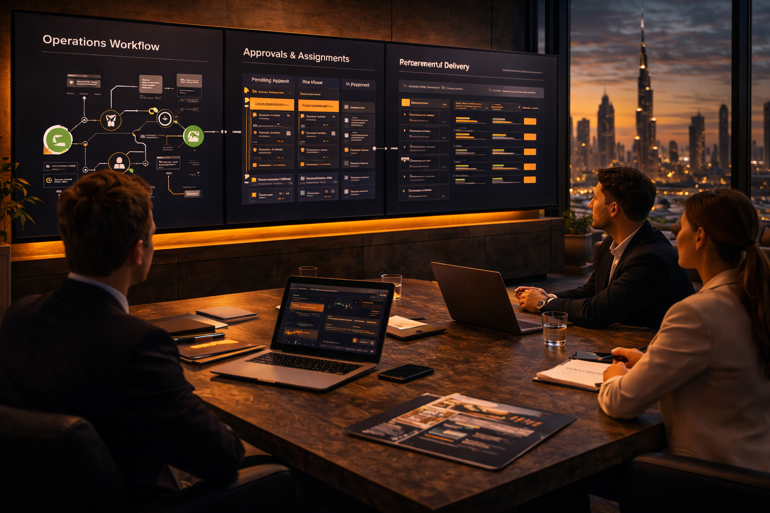 رؤية أوضح للـ workflow وتقليل التسليم اليدوي